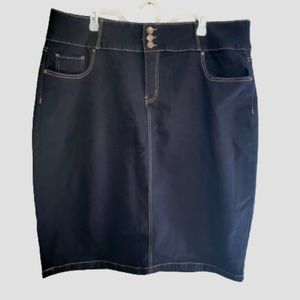 Copper flash Women's Plus Size Pencil Skirt  22w